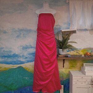 David's Bridal size 24 hot pink evening gown, PLEASE READ AD!!